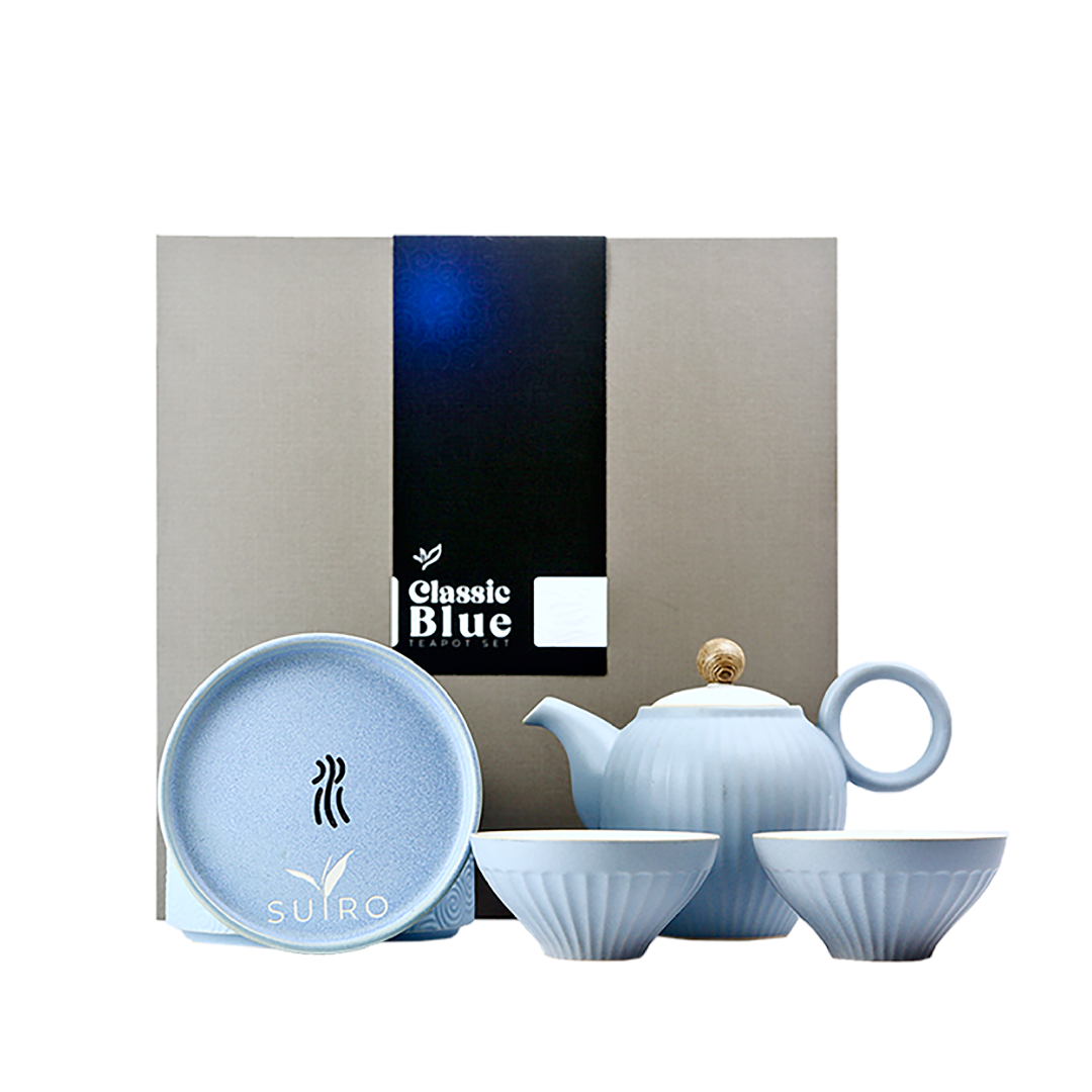Classic Blue Teapot Set